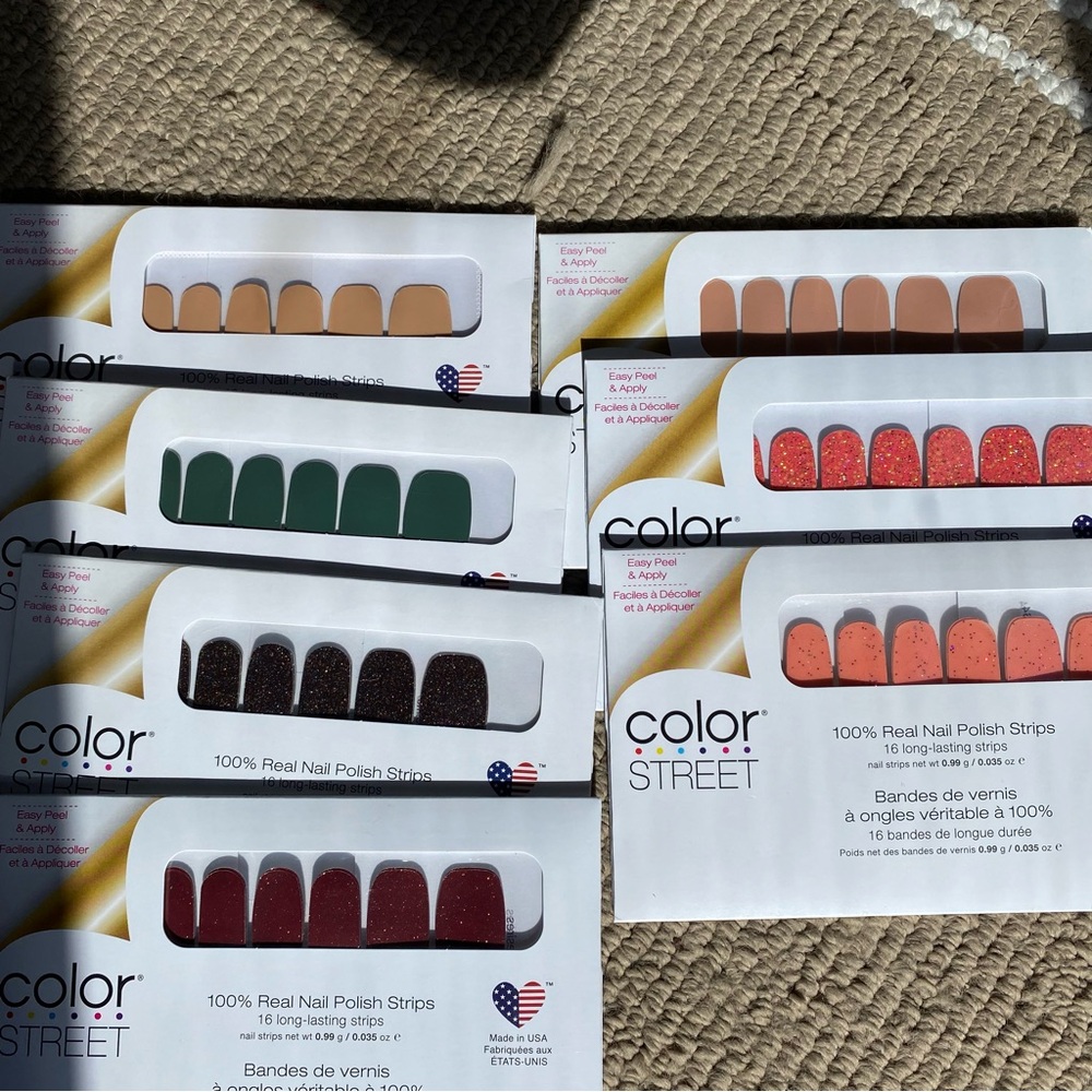 Color Street Nails Lot of 7